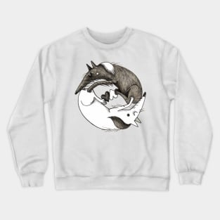 Yin Yang - wolves Crewneck Sweatshirt